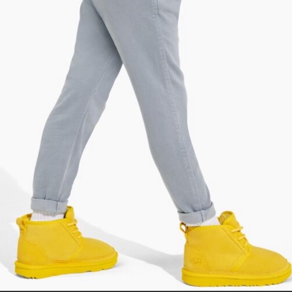 UGG® NEUMEL Canary Yellow Chukka Ankle Boot w/ ✅ FREE Protector Spray - Picture 1 of 8